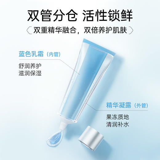 【内购秒杀𝟐𝟗元】膜法世家蓝铜胜肽水光嘭弹双管精华75g 商品图5