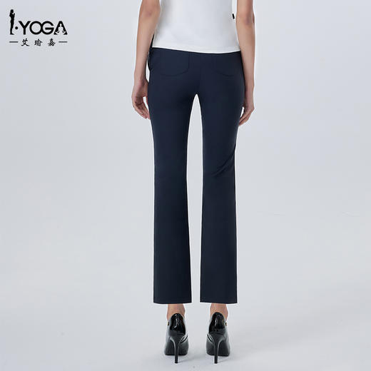 IYOGA运动跑步高腰裤女休闲商务气质修身版型吸湿排汗透气速干KS-005 商品图2