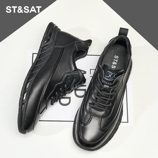 星期六新复古内增高男士休闲鞋SS33122115 商品图3