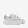 ALEXANDER MCQUEEN 亚历山大.麦昆 女士银色尾阔型三带式休闲运动鞋 白色 755626 WIDJW 9071 商品缩略图0