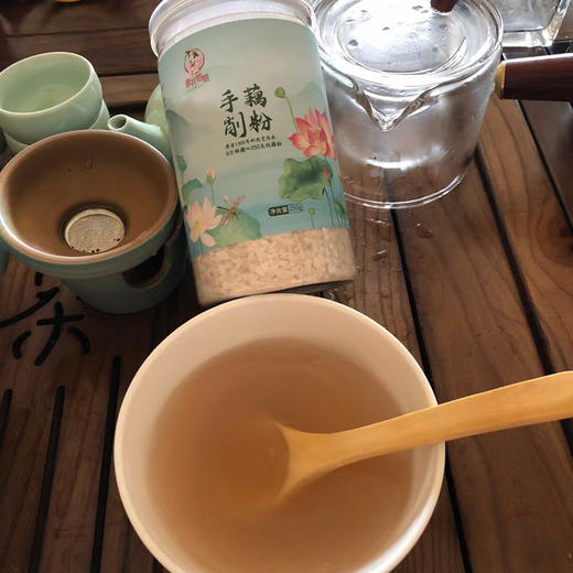 【手削纯藕粉】优质鲜藕制作，入口细腻顺滑，清香扑鼻，老少皆宜 商品图3