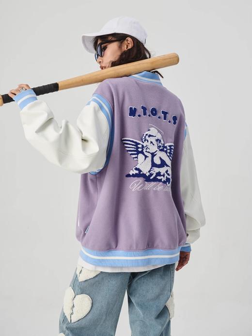 NTOT/NOTWT2103501/天使毛巾绣棒球服 商品图3