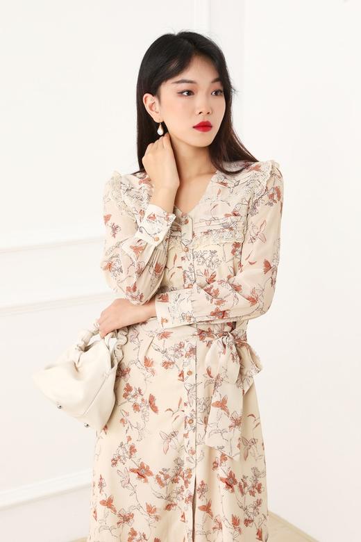 L.Fleuri 彼得潘领甜美碎花连衣裙 13548 商品图4