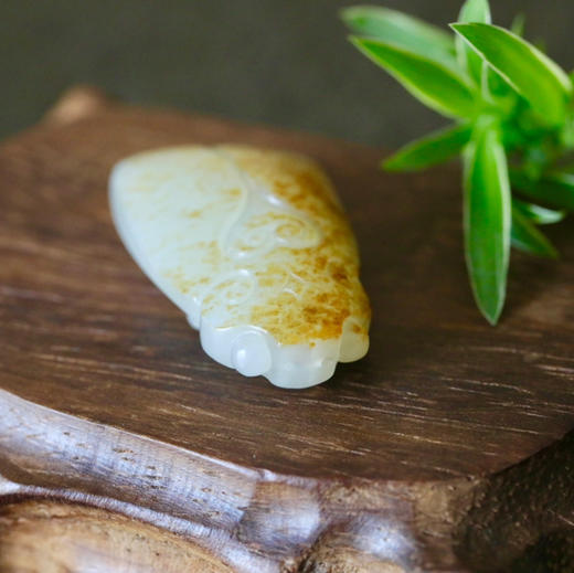 和田玉（白玉 ）子料挂件--蝉19.55g 商品图5