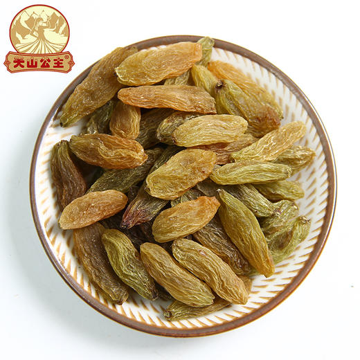 【自营】天山公主新疆特产特级大颗粒无籽休闲零食绿香妃葡萄干500克 商品图7