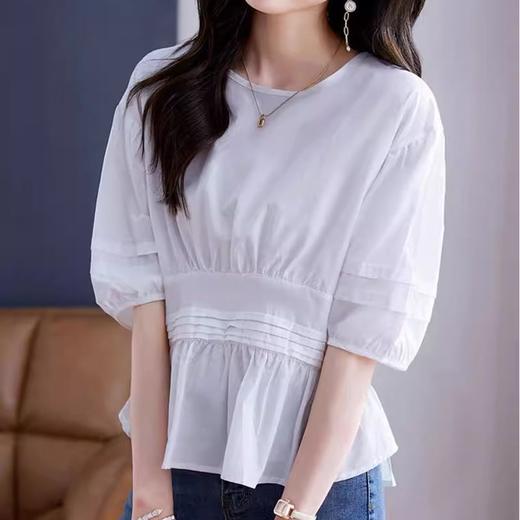 裁缝学苑AQ190遮肚子裙摆上衣短袖衬衫纸样女装收腰小衫衣服版型 商品图3