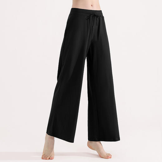 【新品上市】垂坠感高弹阔腿裤lulu瑜伽裤宽松速干运动裤裸感健身裤女夏季YH 000 YDK05 商品图1