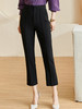 米思阳2025春季新款通勤气质黑色九分裤百搭直筒商务西装裤女1751 商品缩略图2