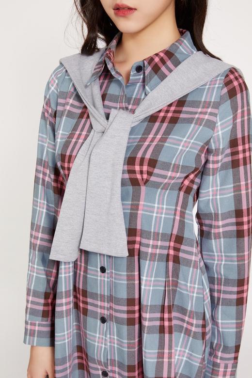 Stay2Weeks 长袖格子连衣裙 9794 商品图3