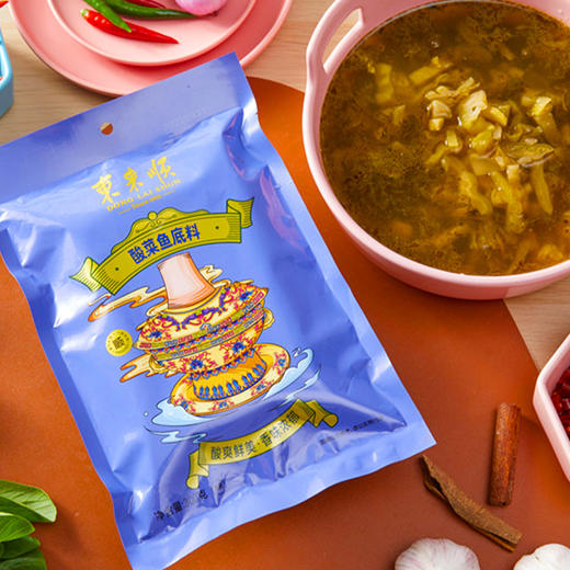 东来顺 酸菜鱼底料 300g*2 商品图3