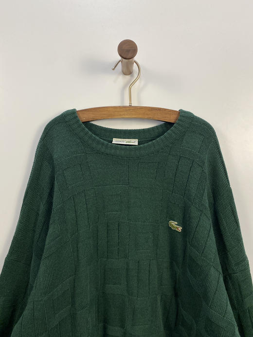 80年代 Vintage Lacoste 鳄鱼 法国制 针织毛衣 _SWT(L) 商品图0