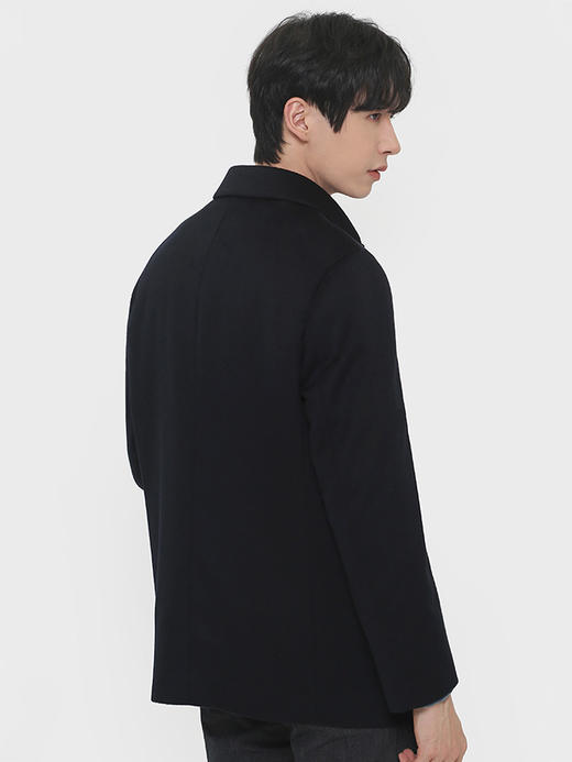 callisto黑色羊毛羊绒混纺羽绒大衣
 FSFEC125H BK 商品图2