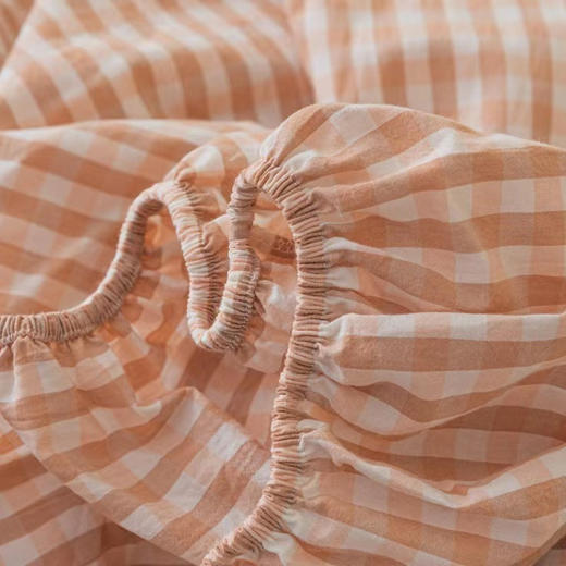 【清仓好价】F-A类母婴级水洗亲肤棉格子单床笠（不含枕套） 商品图3