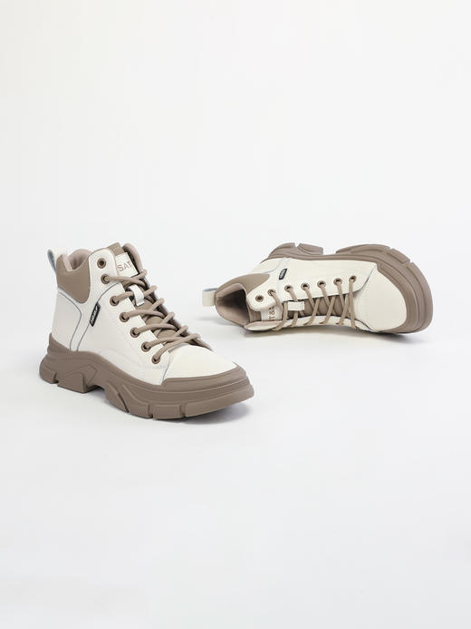 星期六潮酷厚底拼色短筒马丁靴SS34116281 商品图14