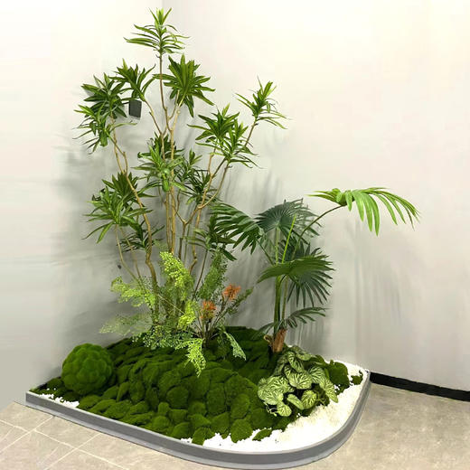 【仿真绿植造景】百合竹仿真绿植造景入户楼梯橱窗景观玄关角落植物装饰摆件上门布置 商品图0