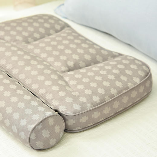 瑞士十字系列模块枕头分区护颈椎枕头纯全荞麦壳助睡眠 商品图2