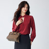 【简约大方】罗蒙春秋款女式长袖衬衫亲肤柔软百搭舒适优雅长袖衬衫女 商品缩略图5