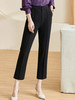 米思阳2025春季新款通勤气质黑色九分裤百搭直筒商务西装裤女1751 商品缩略图1