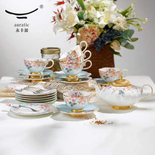 永丰源中秋礼-天青时代26头茶咖具（6人位-圆丰版） 商品图0