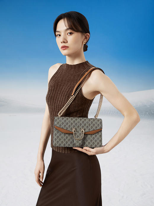 保兰德PLD东方雅奢天空之眼系列腋下单肩斜挎包通勤必备女包 商品图1