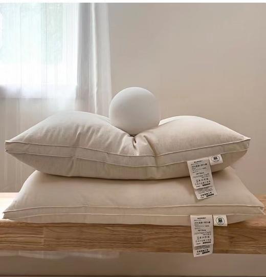 老米优品/爱日系风的，来入好品质的日系系亚麻枕！muji工厂，简约日系纯色棉麻枕头 商品图1