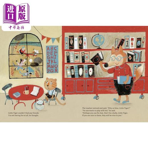 【中商原版】小老虎 别欺负人 Carol Roth Dont Be a Bully Little Tiger 英文原版 儿童绘本 动物故事图画书 精品进口童书 商品图1