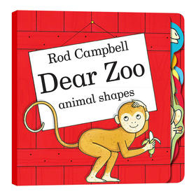 亲爱的动物园 动物的形状 英文原版 Dear Zoo Animal Shapes 英文版儿童英语启蒙认知益智绘本 Rod Campbell 进口原版书籍