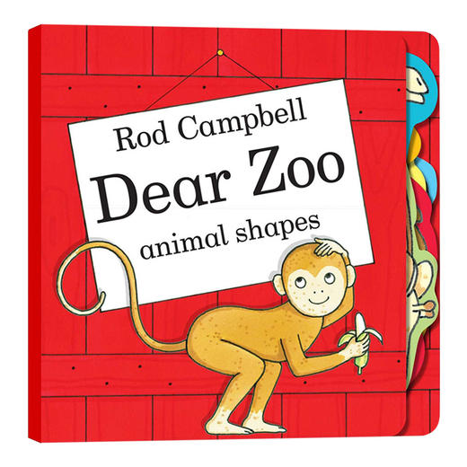 亲爱的动物园 动物的形状 英文原版 Dear Zoo Animal Shapes 英文版儿童英语启蒙认知益智绘本 Rod Campbell 进口原版书籍 商品图0