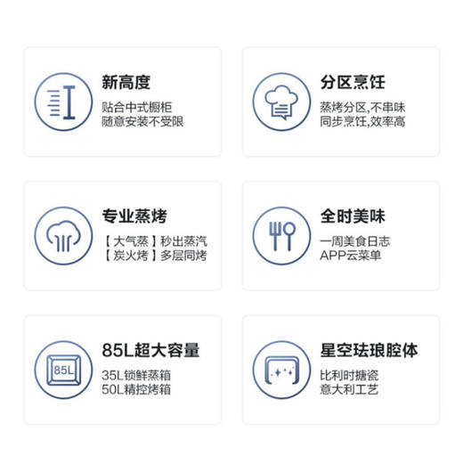 美的（Midea）蒸烤一体机D50S3AT1+BS50D0W 商品图3