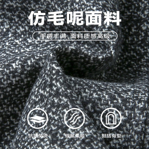 【新款DB】大依优型大码男装两粒扣西服外套休闲商务加肥加大上衣男士正装潮 商品图1