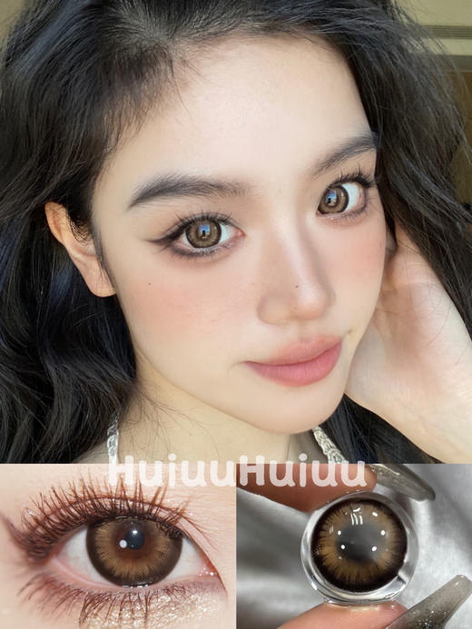 【大直径】PFGIRLCON-可可小姐棕14.5mm【年抛 0-800度 含525/575】 商品图0