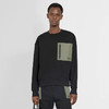 ALEXANDER MCQUEEN 亚历山大.麦昆 男士棉质徽标印花长袖卫衣 黑色 754561 QVX43 1000 商品缩略图1