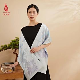SAINTJOY/宋锦双面长巾 窗里窗外 SCS21004
