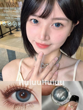 【中直径】PFGIRLCON-蓝眼泪14.2mm【年抛 0-800度 含525/575】