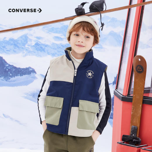 CONVERSE 匡威 冬 大童小童 儿童马甲 CNVB-VE-F376 商品图0