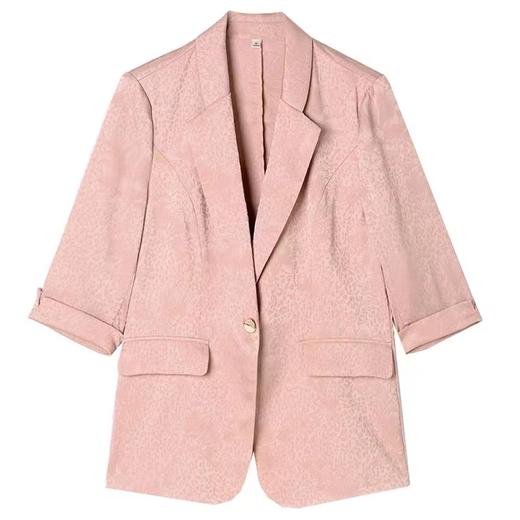 C6189       时尚气质印花休闲百搭西装外套 商品图5