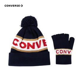 CONVERSE 匡威 冬 大童小童 儿童毛线帽手套2件套 CAN-BH-5548
