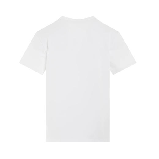 ALEXANDER MCQUEEN 亚历山大.麦昆 男士棉质徽标印花圆领短袖T恤 白色 750657 QVZ08 0900 商品图3