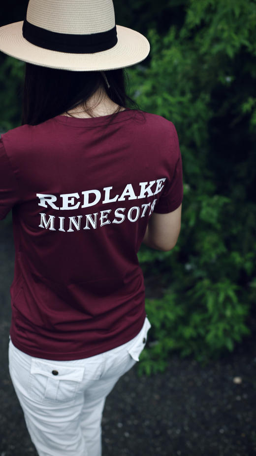 REDLAKE金色池塘T恤衫枣红色（男女同款） 商品图10