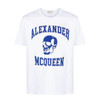 ALEXANDER MCQUEEN 亚历山大.麦昆 男士学院运动风圆领短袖T恤 白色 759442 QVZ29 0900 商品缩略图0