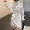 裁缝学苑AS112 工装POLO领长袖连衣裙纸样衬衫裙女装收腰裙子裁剪 商品缩略图1