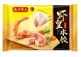 湾仔码头—鲜美虾皇水饺400g