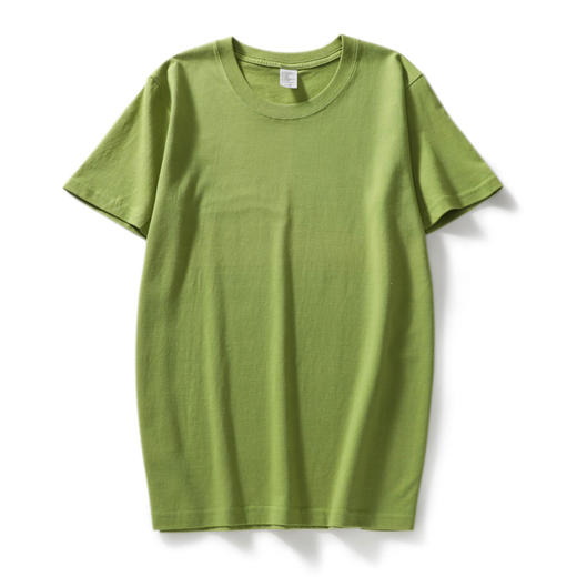 平价优选：夏精梳，原棉质感圆领短袖男女款体恤  标准款 商品图2