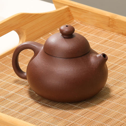 梵匠丨文旦 家藏自练老紫泥 宜兴原矿紫砂壶 150cc 经典实用小品 收藏紫砂艺术品 商品图5