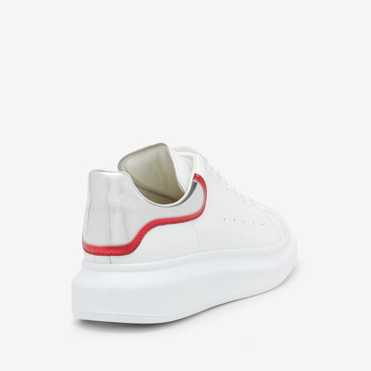 ALEXANDER MCQUEEN 亚历山大.麦昆 男士镜面红尾阔型休闲运动鞋 白色 750335 WIDJN 9174 商品图2