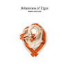 Johnstons of Elgin条纹镶边羊毛混纺大方巾 商品缩略图4