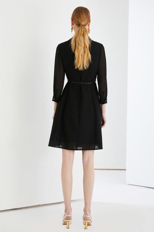 MISICAKOO/茉诗可可 优雅翻领双排口束腰连衣裙 13232 商品图2