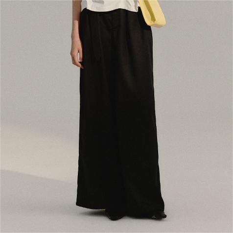 LIYIHAN 绑带阔腿裤 Y233K03390 商品图2