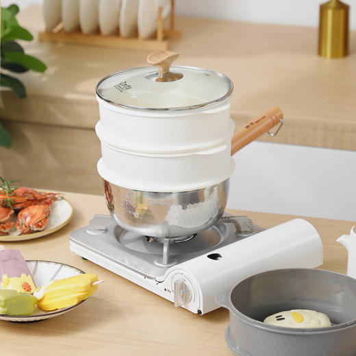 神田雪平锅钛金雪平锅18cm/20cm通用蒸格幻彩蒸格 商品图6