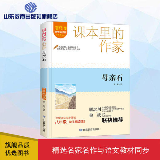 爱阅读·课本里的作家 母亲石 八年级  商品图0